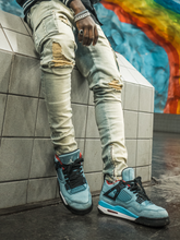 Load image into Gallery viewer, Cargo Denim - Dirty Wash