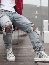 Load image into Gallery viewer, Chain Denim
