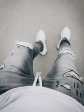 Load image into Gallery viewer, Biker Patch Denim - Stone
